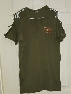 Zumba Fitness Olive Graphic Logo Tee